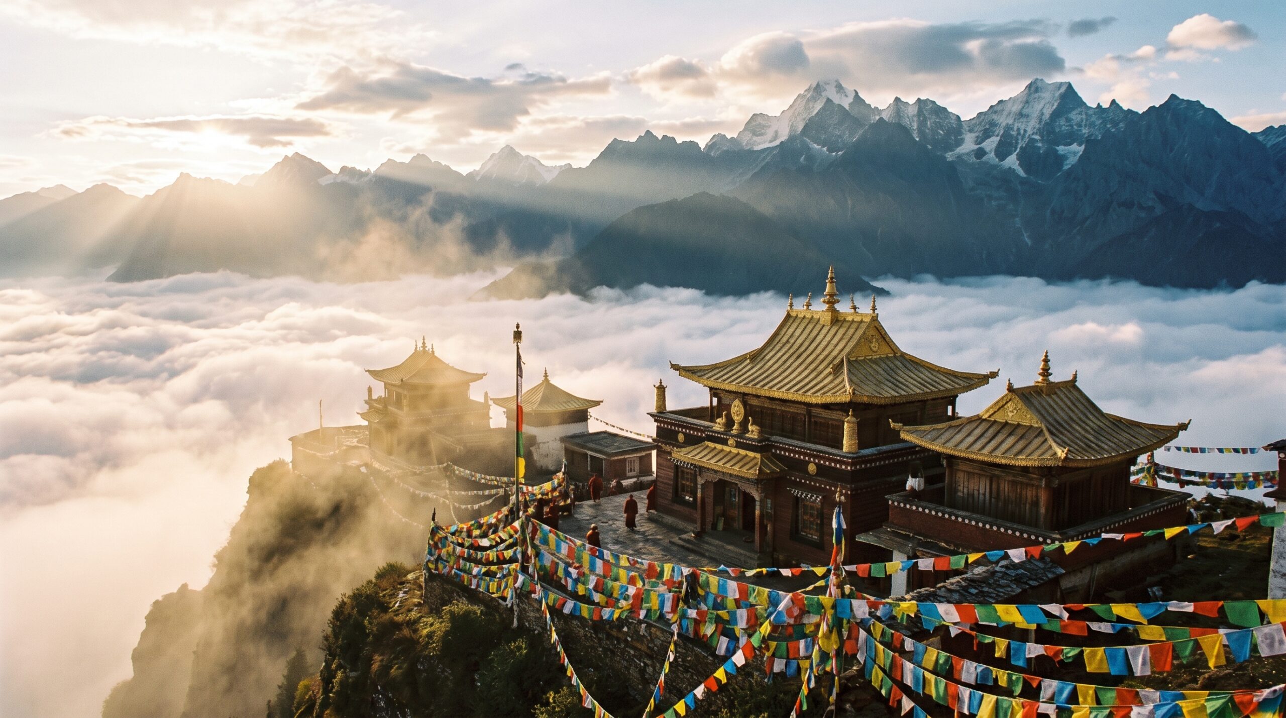 Ancient Tibetan Temple Wallpaper